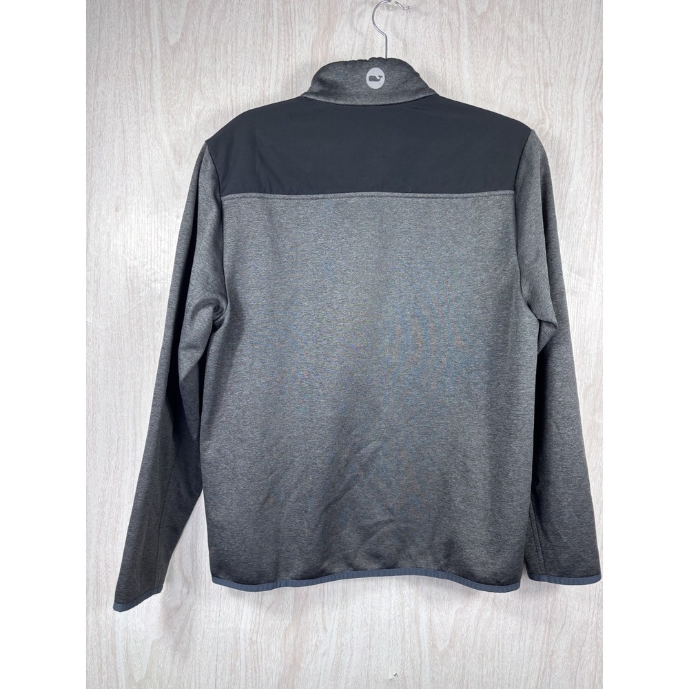 Vineyard Vines Shep Shirt Men's S Gray Fleece 1/4 Zip Preppy Coastal Classic - Picture 2 of 6